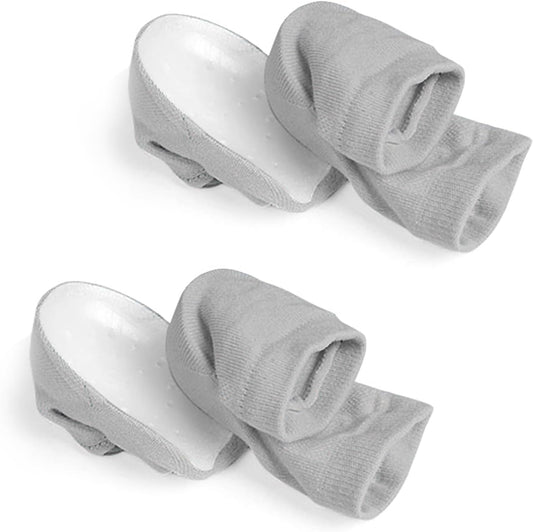 1.5 Inch Invisible Height Increase Socks – Built-in Heel Lift Cushion – Wearable Elevator Insoles for Men and Women – Ideal for High-Top Footwear